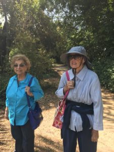 Caregiver and Clients on Fun Hike
